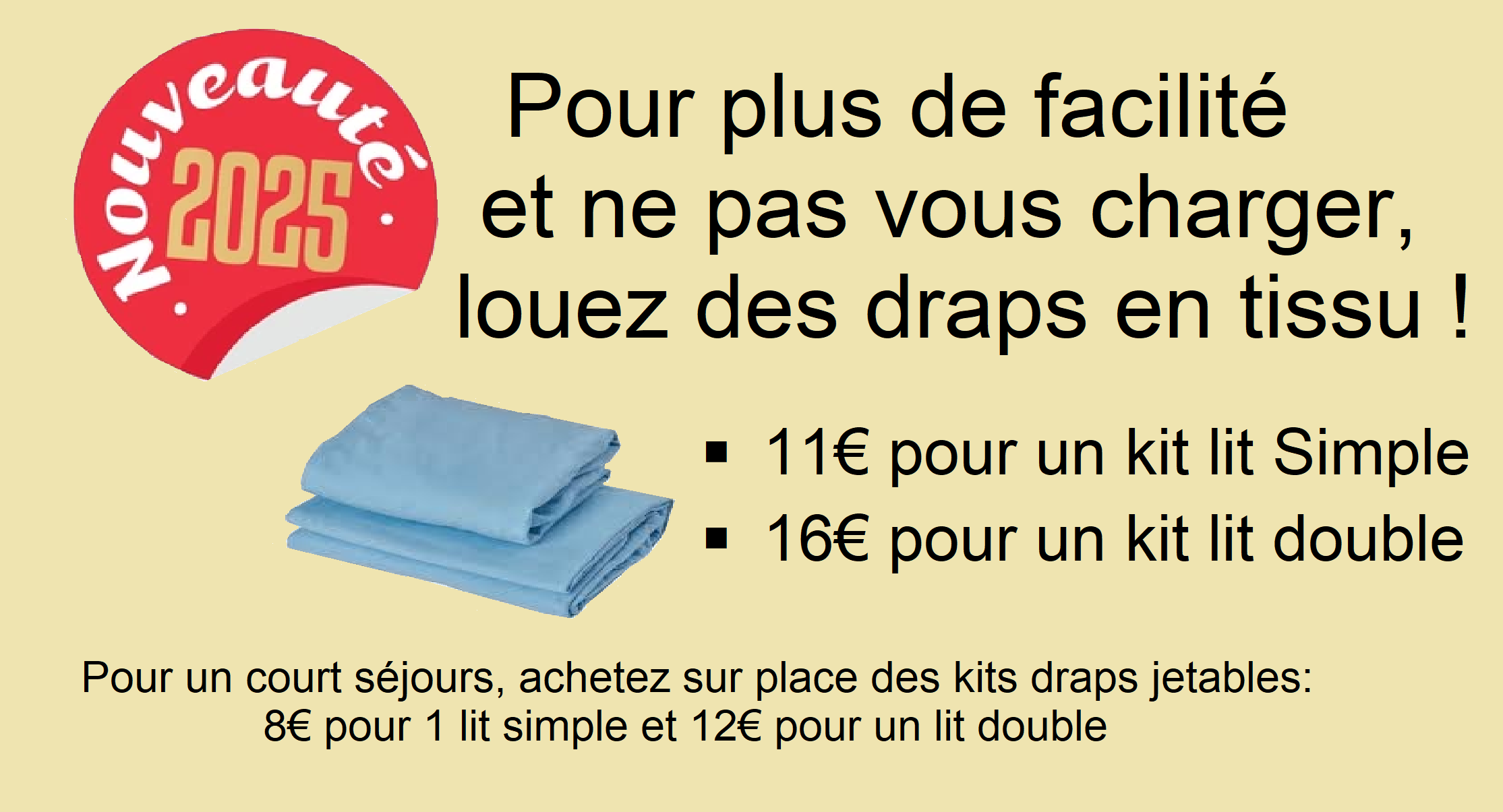 nouveauté 2025 draps